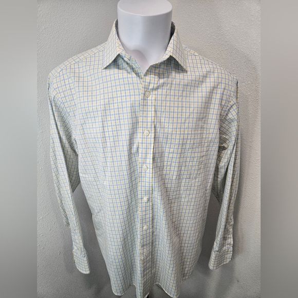 Club Room regular fit men's button-down longsleeve 16.5 - Picture 1 of 6